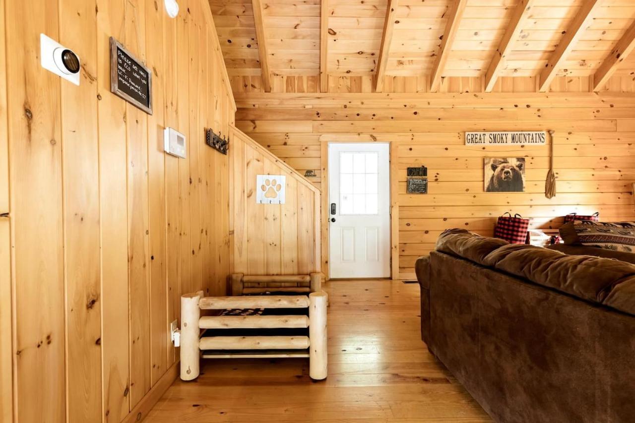 セバービル Smoky Mtn Hideaway - Cabin W/ Hot Tub & Pool Tableヴィラ エクステリア 写真