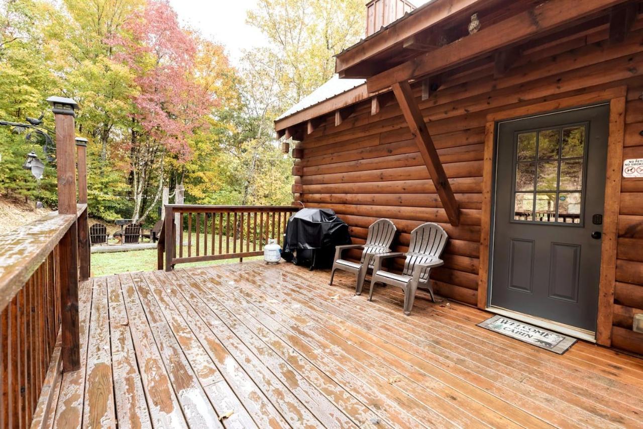 セバービル Smoky Mtn Hideaway - Cabin W/ Hot Tub & Pool Tableヴィラ エクステリア 写真