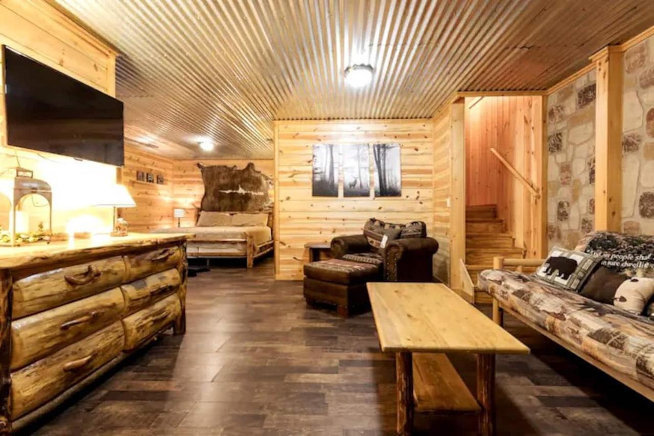 セバービル Smoky Mtn Hideaway - Cabin W/ Hot Tub & Pool Tableヴィラ エクステリア 写真
