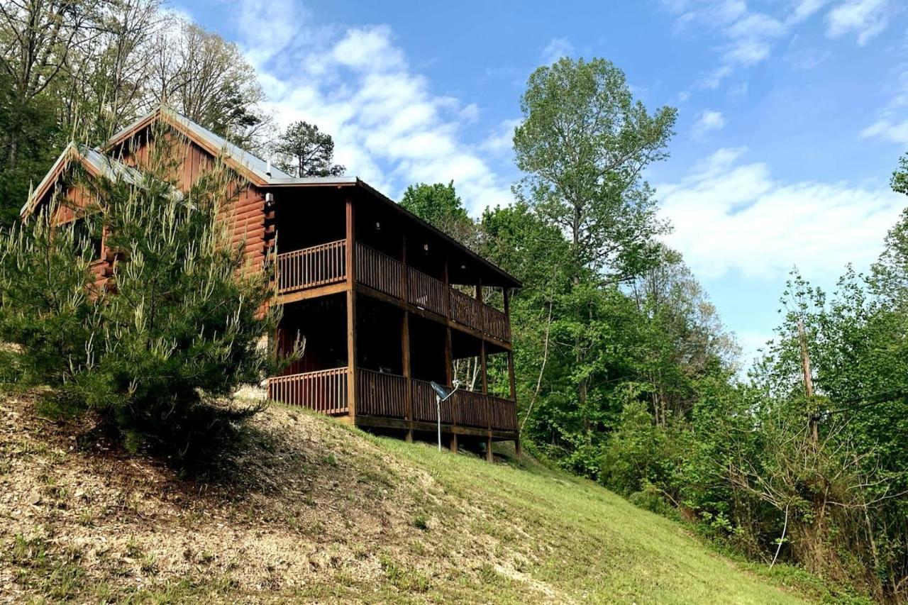 セバービル Smoky Mtn Hideaway - Cabin W/ Hot Tub & Pool Tableヴィラ エクステリア 写真